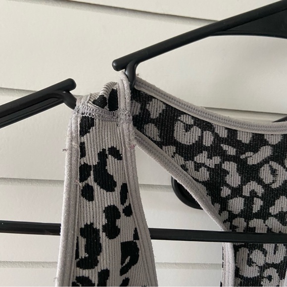 RBX Leopard Print Sports Bras Black Purple Pink Set of 3 Size XL - Picture 3 of 13